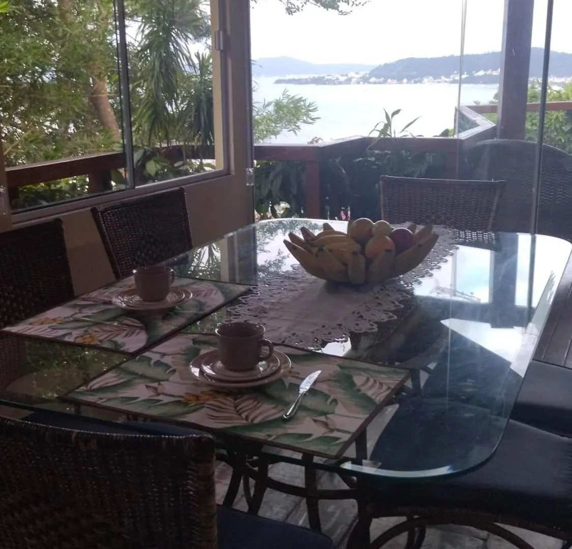 フロリアノポリス Casa Inteira Em Jurere In E Vista Panoramicaヴィラ 別荘